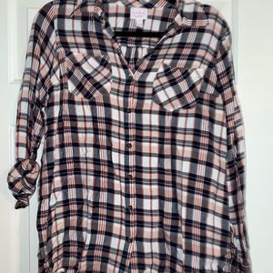 Maternity Flannel Shirt